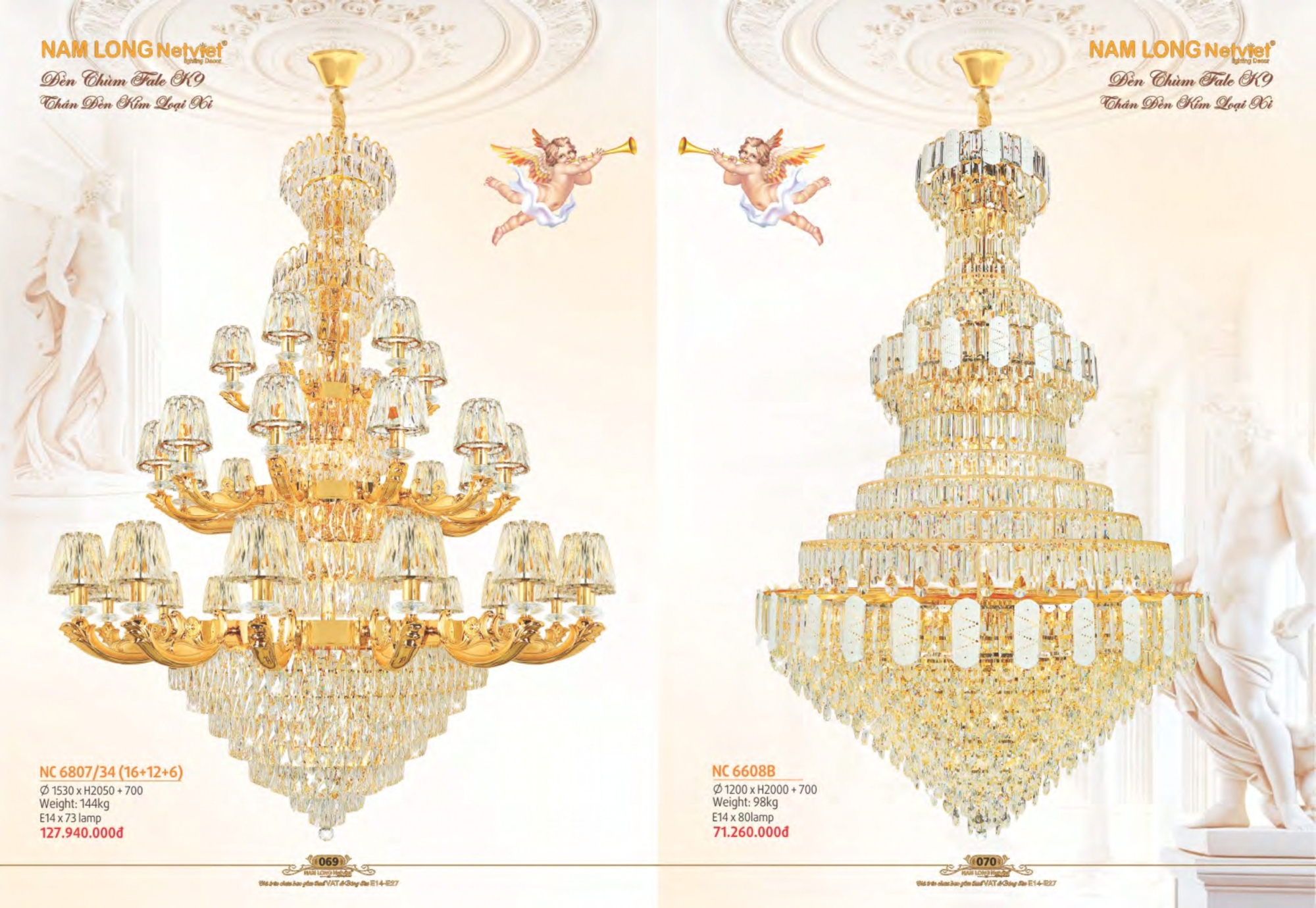 Bảng giá đèn trang trí Nam Long